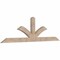 Ekena Millwork Richland Smooth Timber Gable Bracket, Douglas Fir, 108"W x 31 1/2"H x 3 1/2"D x 5 1/2"F, 7/12 Pitch GBW108X31X0406RIC00SDF - alternate 3